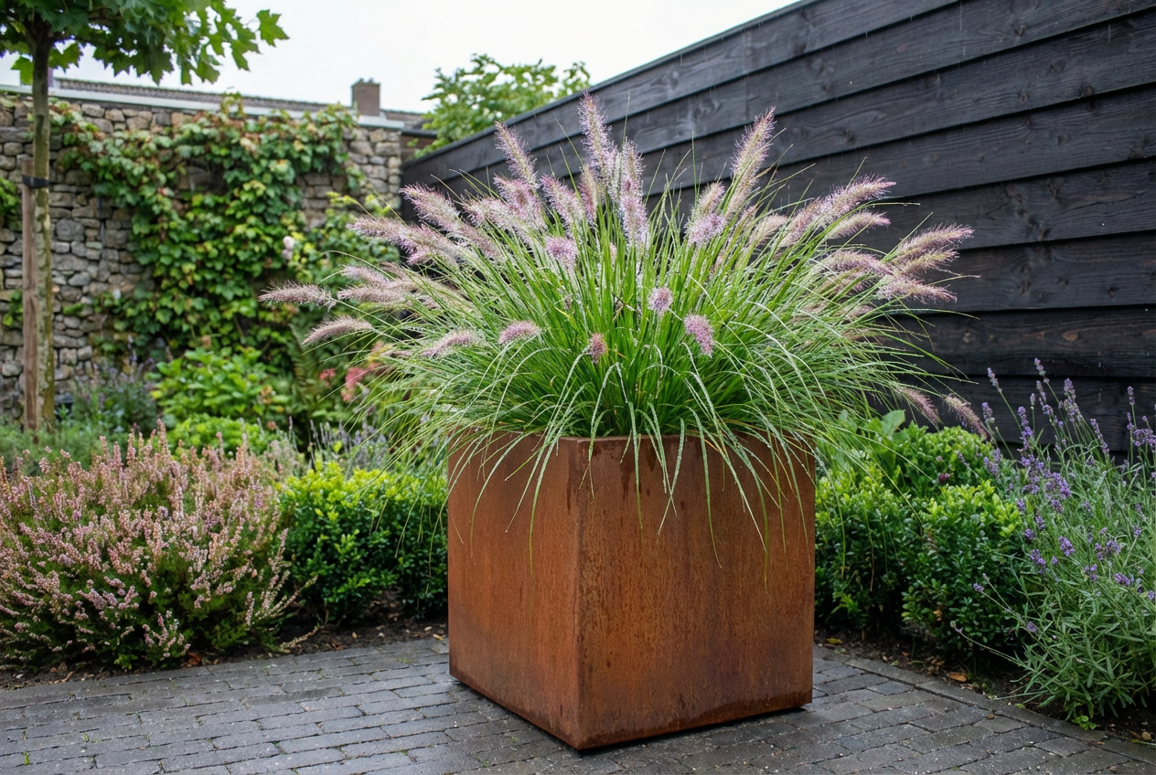 Lampepoetsersgras (Pennisetum alopecuroides flamingo) - Tuinplanten