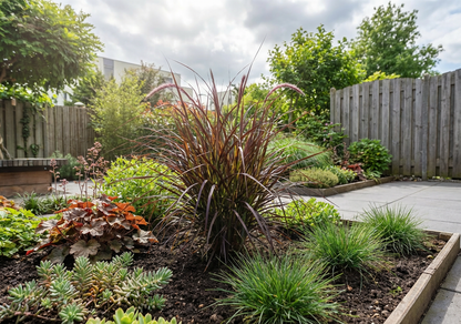 Lampepoetsersgras (Pennisetum 'Rubrum Dwarf') - Lampepoetsersgras