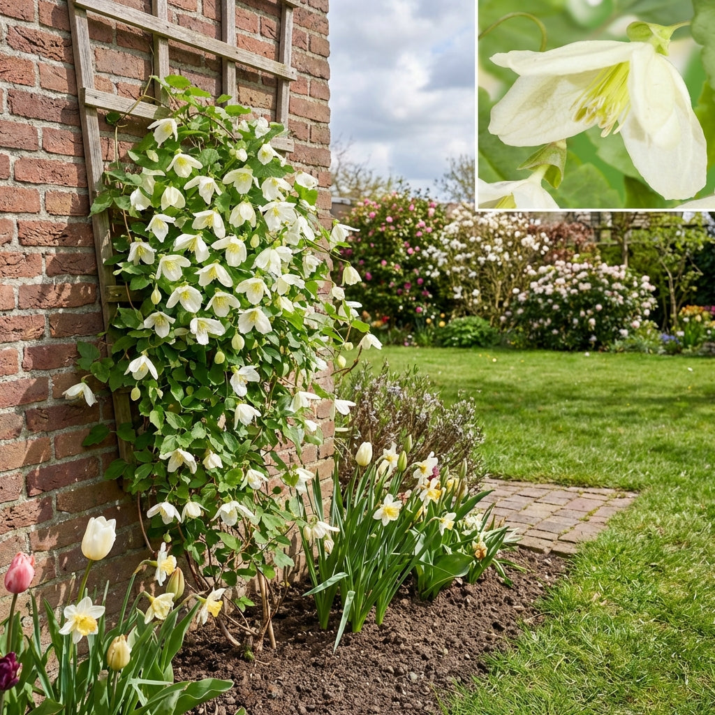 Klimplant Clematis cirrhosa Jingle Bells (Bosrank) - Klimplanten