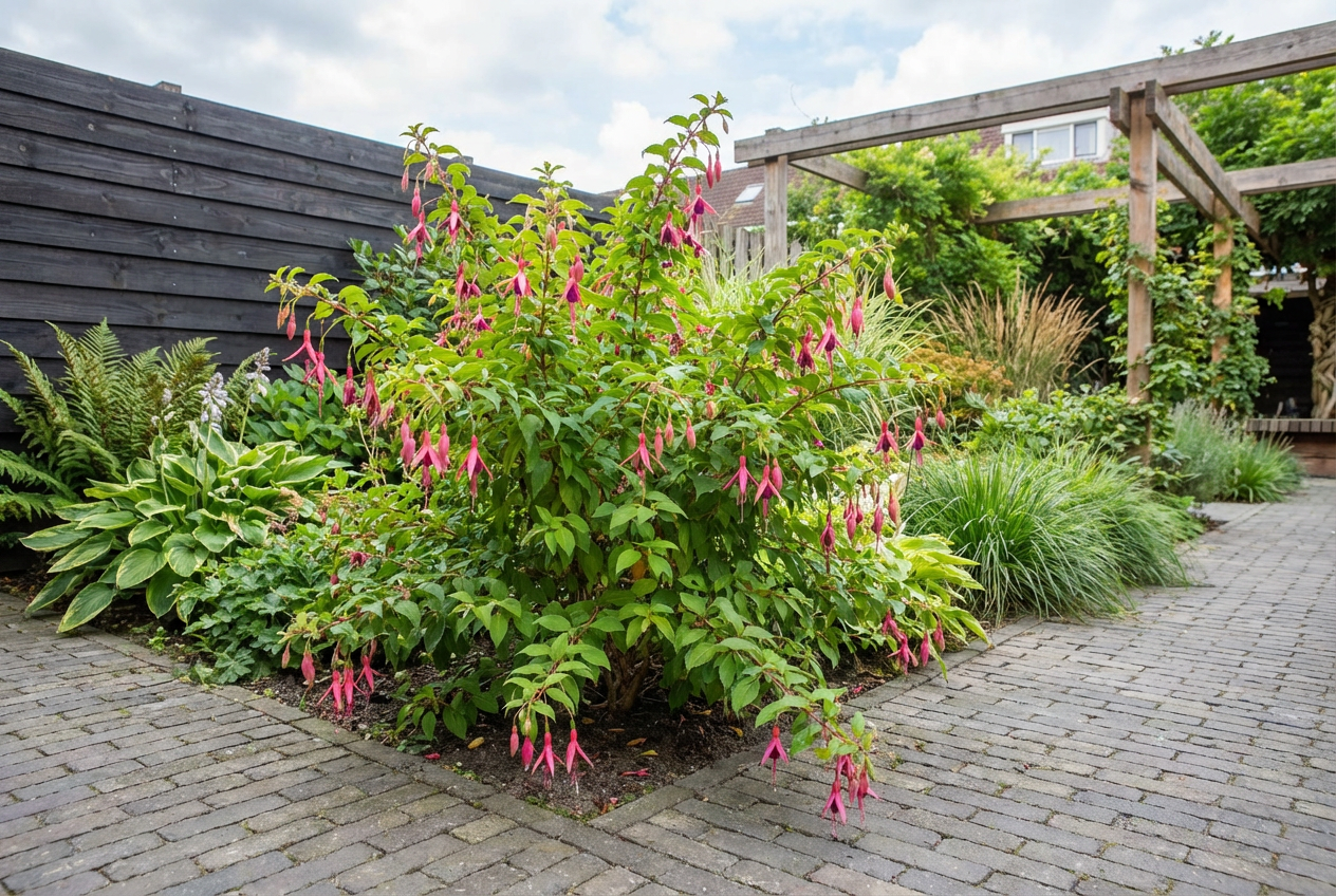 Fuchsia (Fuchsia 'Riccartonii') - Tuinplanten