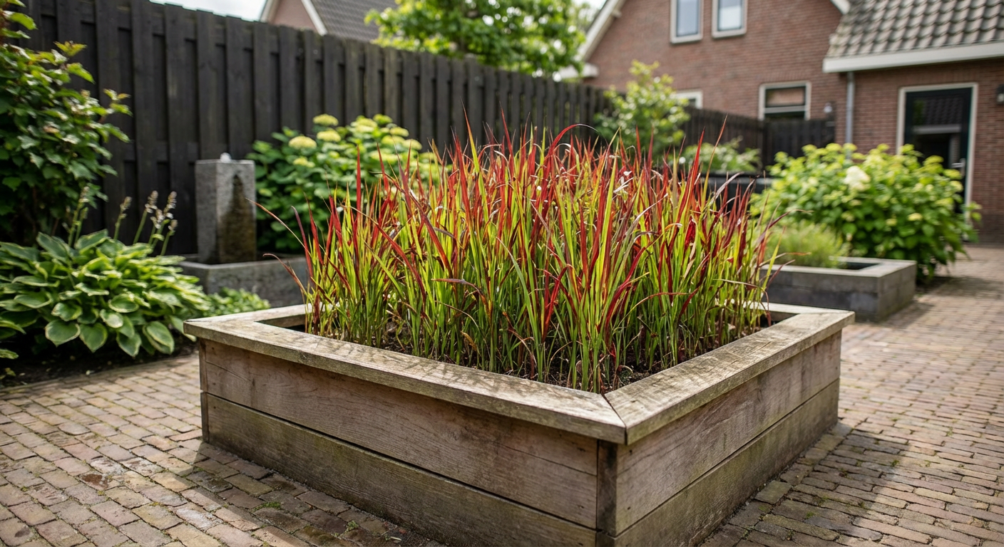 Imperata cylindrica 'Red Baron' (Japans Bloedgras) - | Online Tuincentrum Imperata cylindrica 'Red Baron' (Japans Bloedgras) - | Online Tuincentrum