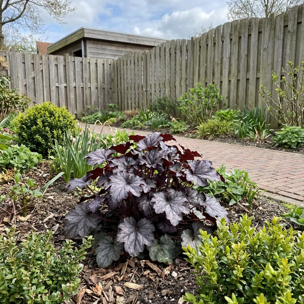 Purperklokje (Heuchera 'Black Pearl') - Tuinplanten