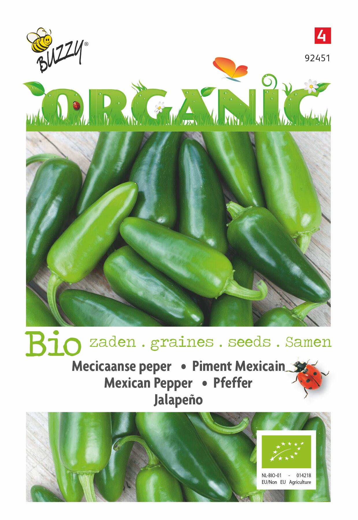 Peper Jalapeno (BIO) - Zaden