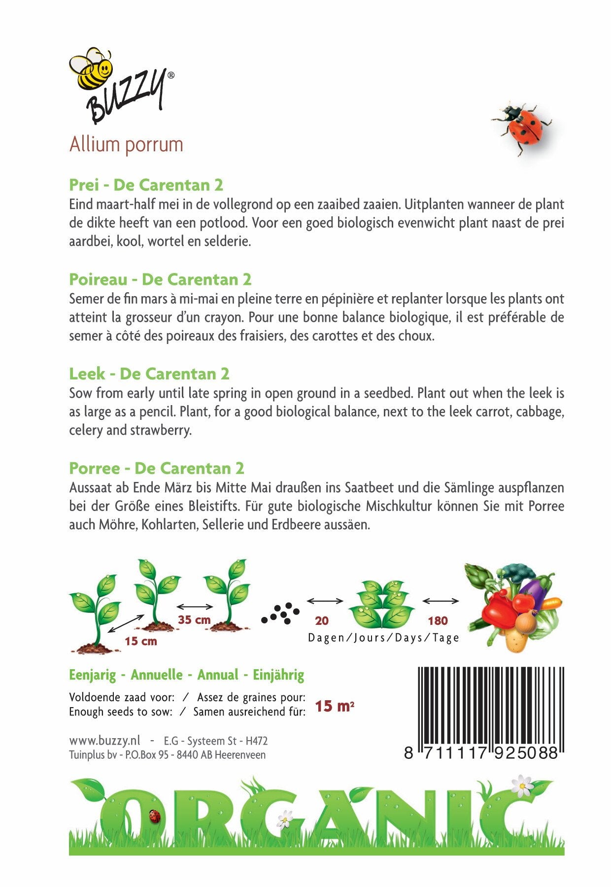 Prei De Carentan 2 (BIO) (herfst) - Zaden